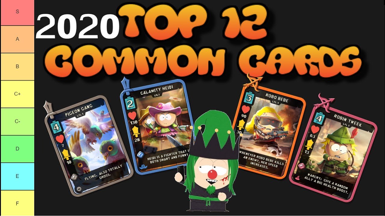 2020 Top 12 Common Cards In SPPD ( South Park Phone Destroyer )