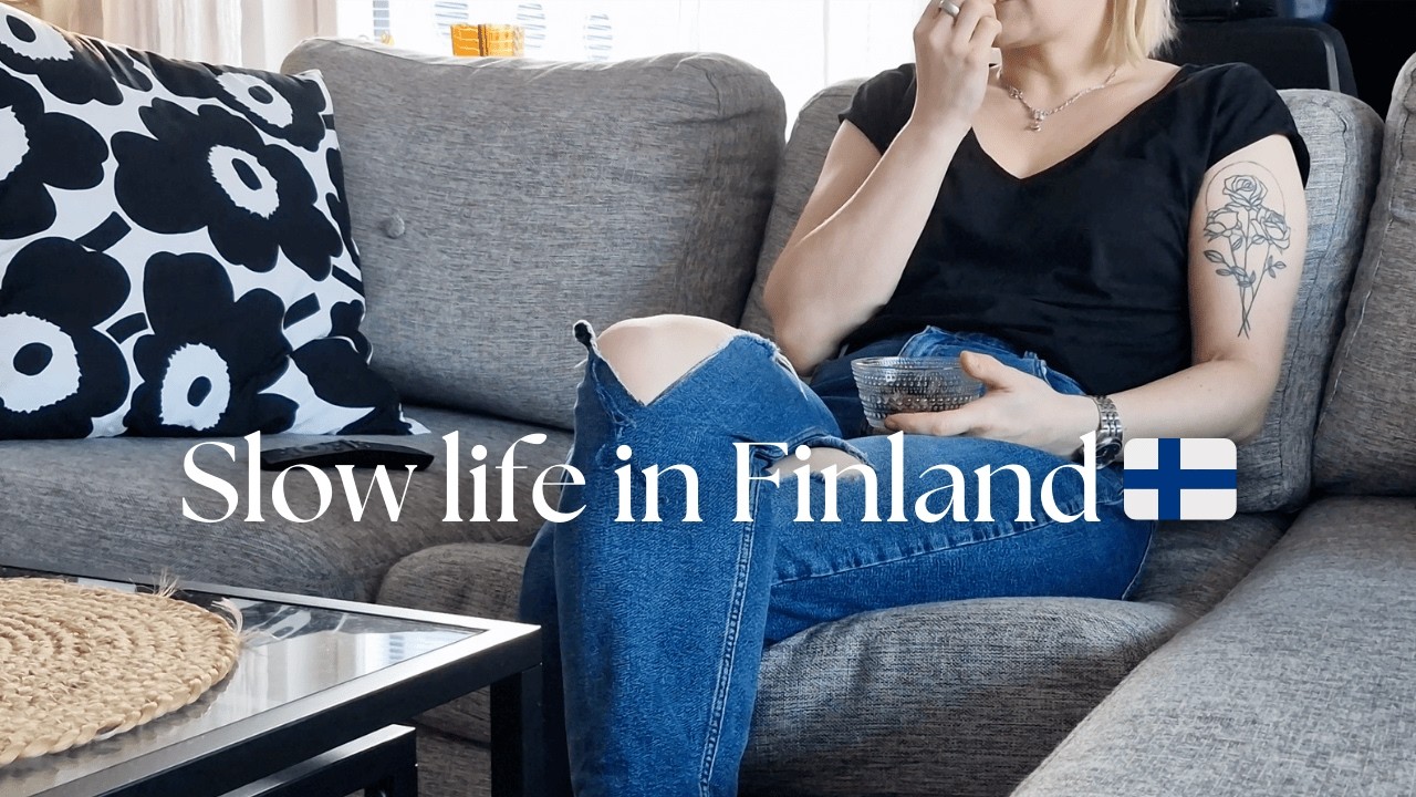 Silent & cozy daily vlog (dating in Finland, Finnish nature trail, blueberry pie)