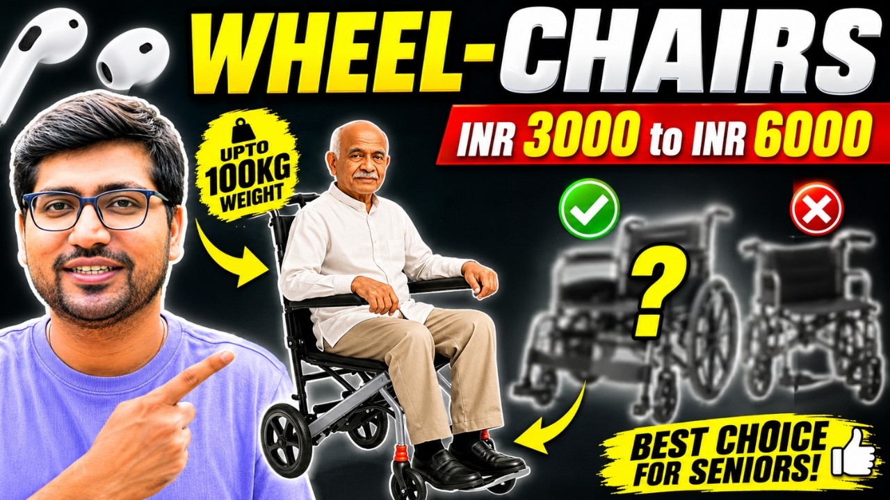 Top 3🔥best Wheelchair In 2026⚡best Foldable Wheelchair India⚡5 Best Transport Wheelchairs 2026