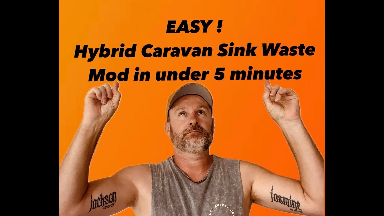Easy Hybrid Caravan Outdoor Kitchen Sink Grey Water Issue fixed in under 5 minutes