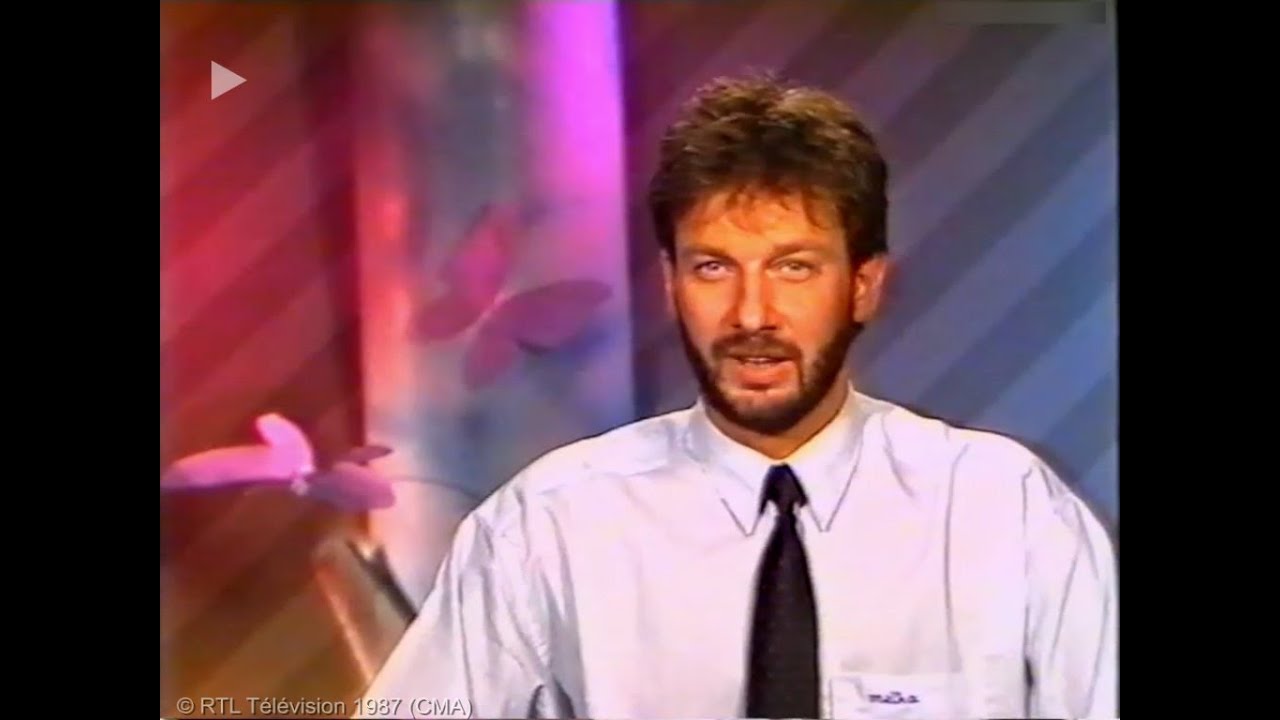 Philippe présente les programmes et annonce le JTL (1987)