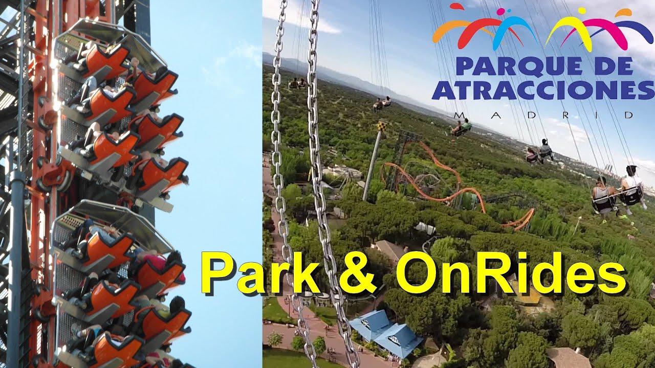Parque de Atracciones de Madrid - OnRides - Freizeitpark Madrid - Abismo - La Tarantula - Tornado