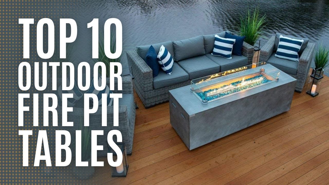 Top 10: Best Propane Fire Pit Tables in 2023 / Smokeless Firepit for Patio, Gas Fire Pit Table