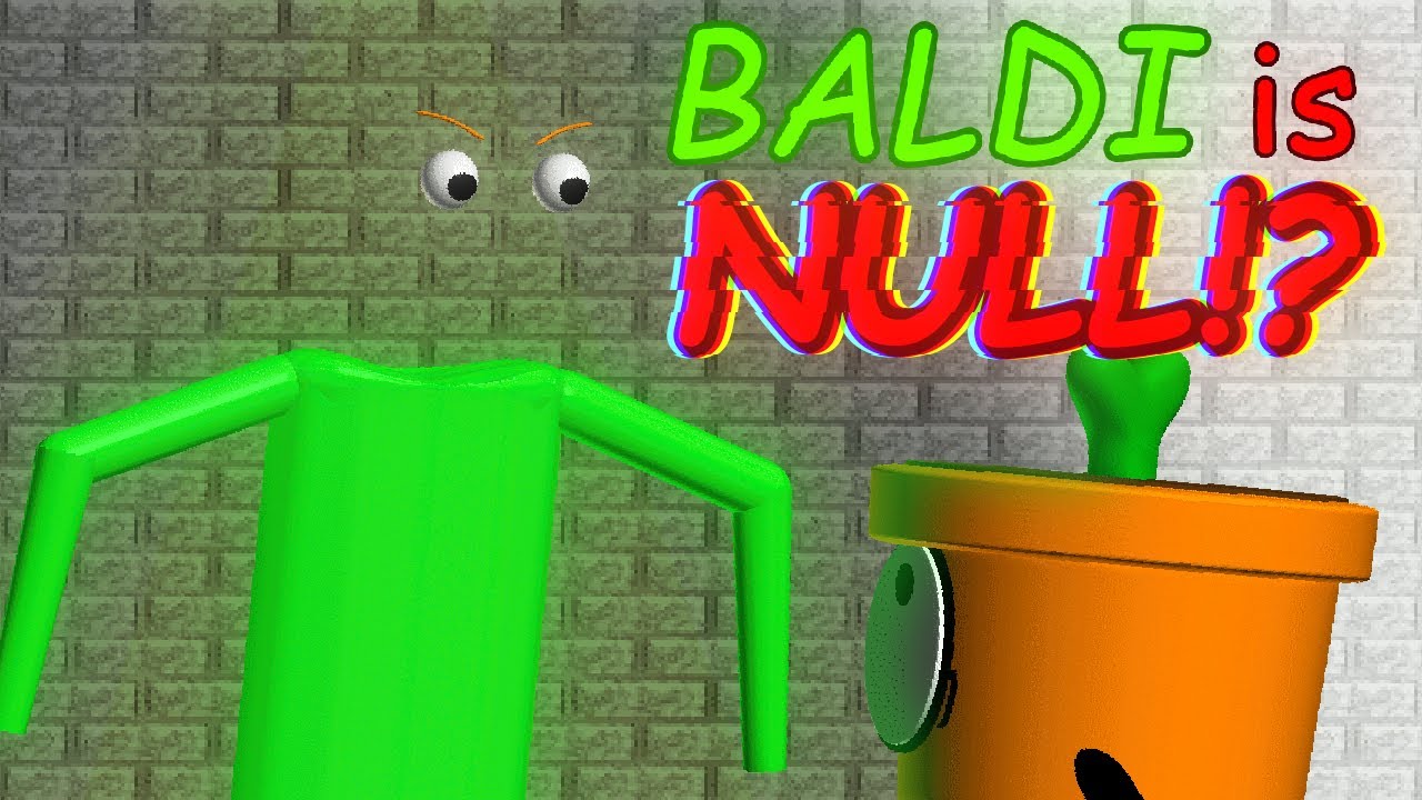 Балди — это НОЛЬ?!? (мод Baldi's Basics V1.4.3)