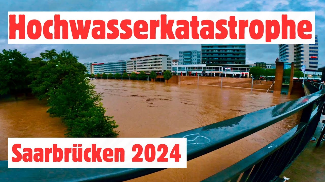JAHRHUNDERT - HOCHWASSER in Deutschland: Walking Tour durch das Hochwassergebiet in Saarbrücken 5,3K