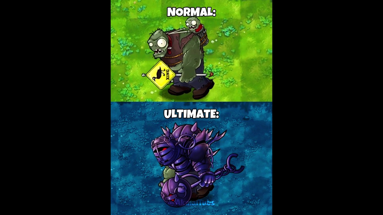 PvZ Normal vs Ultimate Zombies 💀 PVZ Fusion New Update