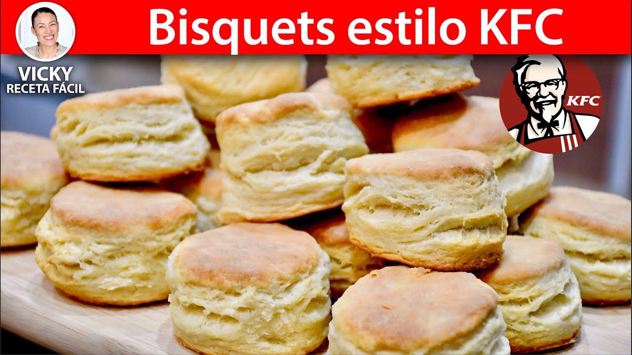 BISQUETS estilo KFC Buttermilk Biscuits o Scones | Vicky Receta Facil
