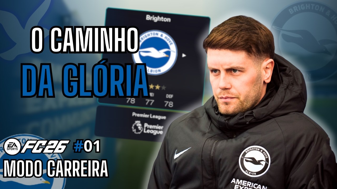 O IN&Iacute;CIO do nosso CAMINHO DA GL&Oacute;RIA em um Modo Carreira Realista no EA FC 26!!