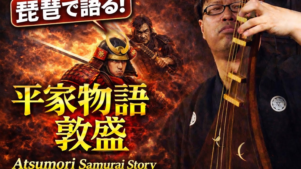 薩摩琵琶「敦盛」 Biwa est un instrument  Atsumori - Histoire d'un