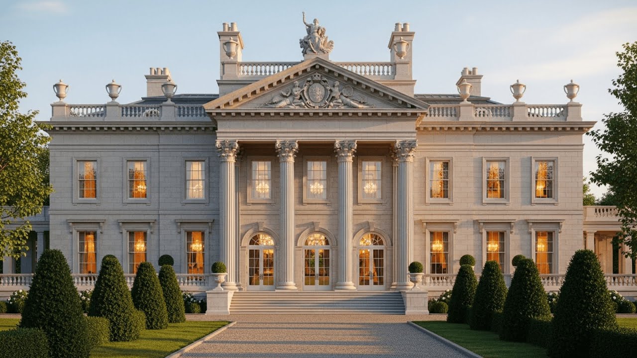 Inside a Breathtaking Royal Mansion With Elegant Interiors