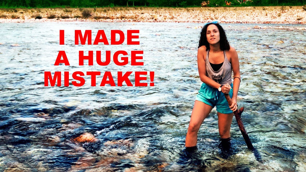 We f***ed up and had to cross a river, Slovenia