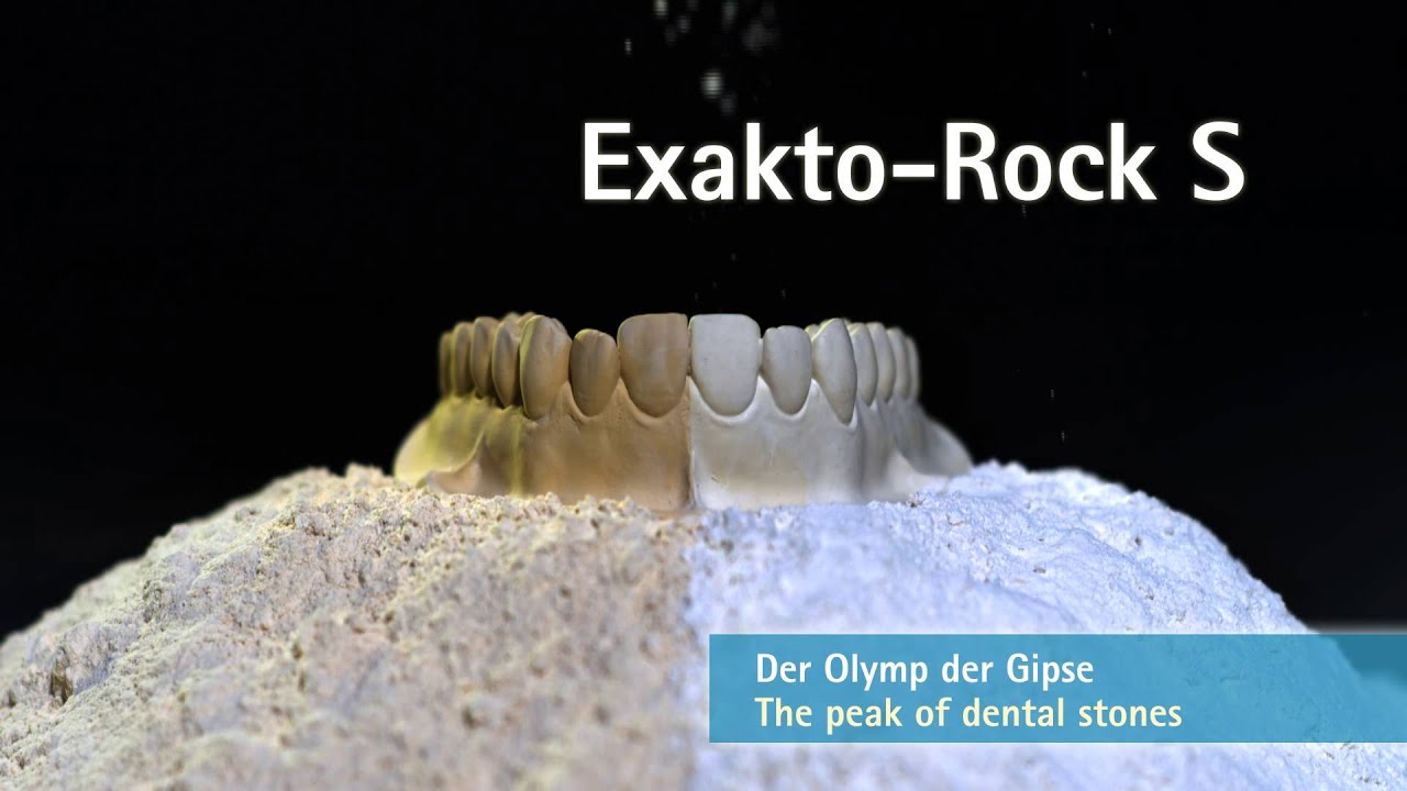 Exakto Rock S - Zahnkranzgips f&uuml;r die detailtreue Digitalisierung