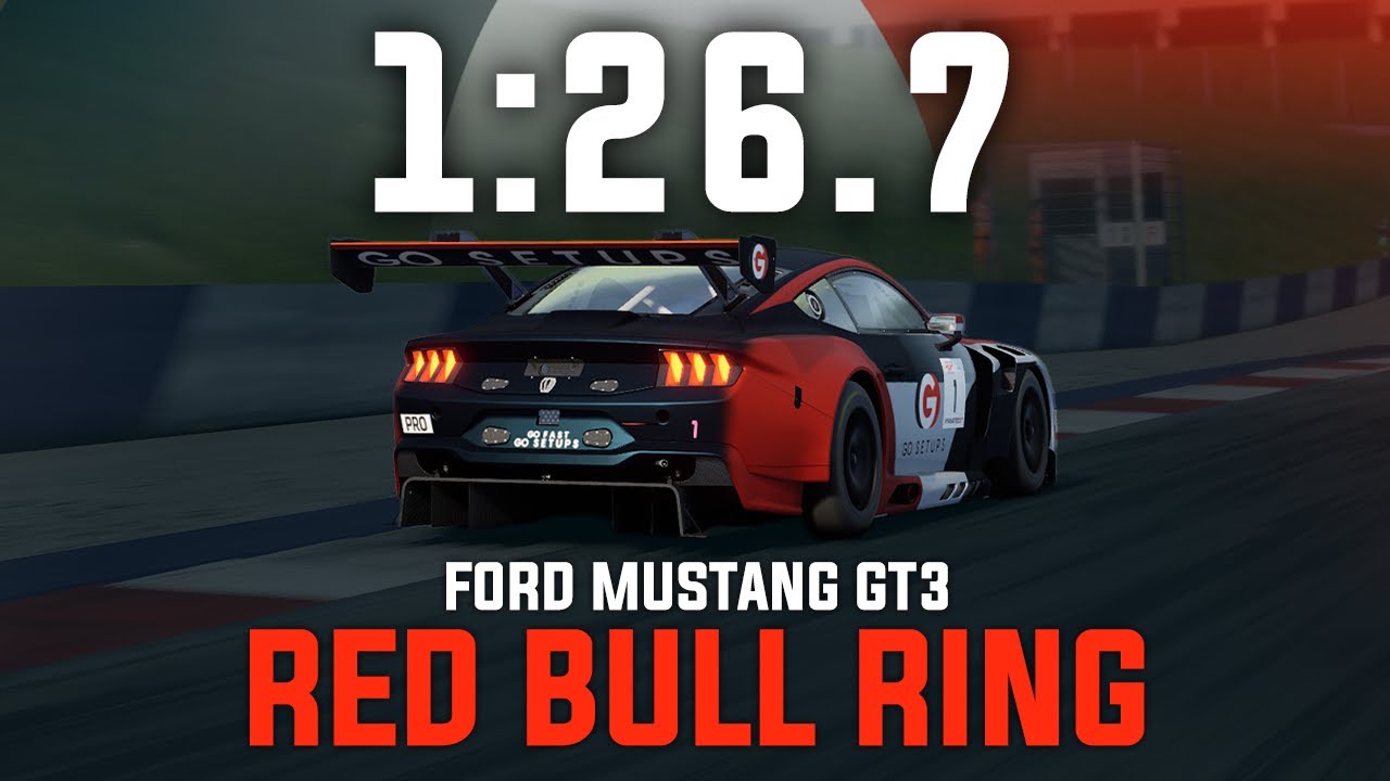 Red Bull Ring 1:26.7 - Ford Mustang GT3 - GO Setups | ACC 1.10.2