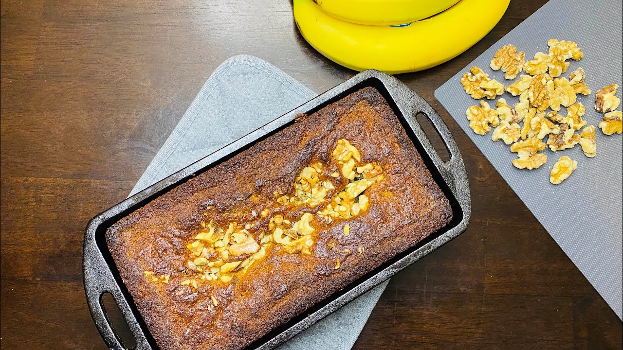 Almond Flour Banana Bread With Walnuts Recipe | dpcookery