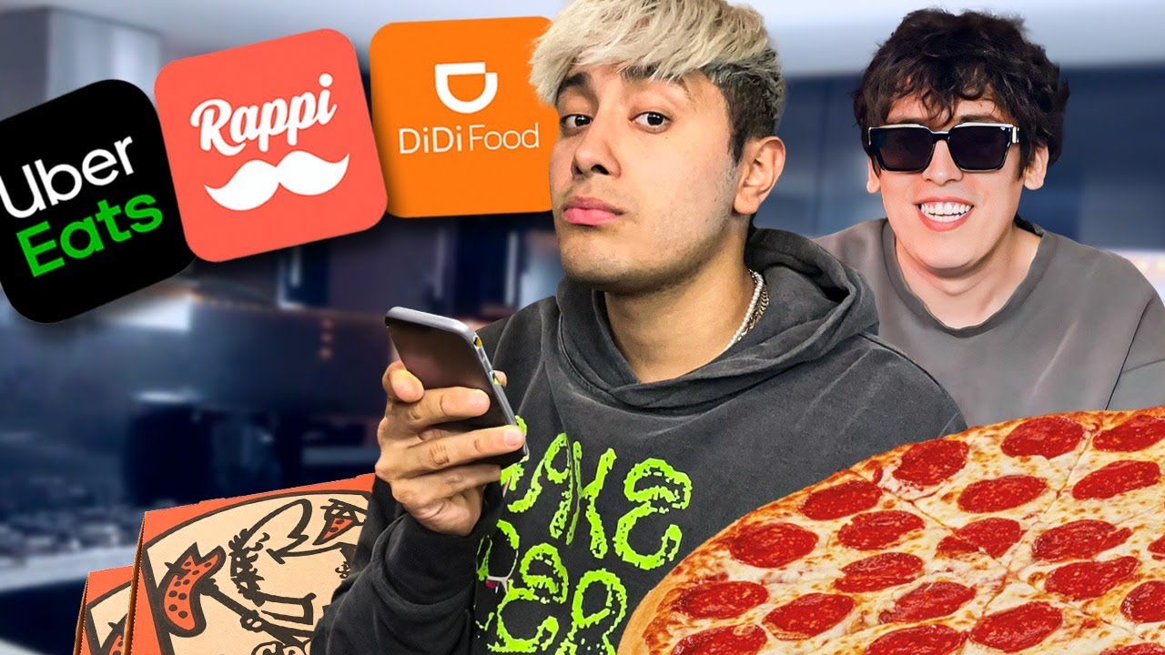 RAPPI vs UBER EATS vs DIDI FOOD &iquest;Cu&aacute;l es m&aacute;s r&aacute;pido? 🍕 ft. @Puvloo @ElUriel @latevlogs5175