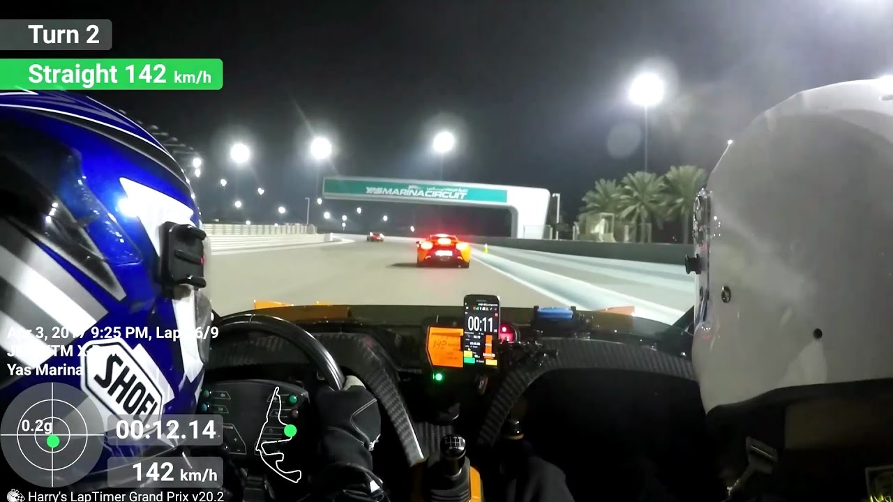 On Board KTM X-Bow - @ Yas Marina Circuit Full GP Circuit
