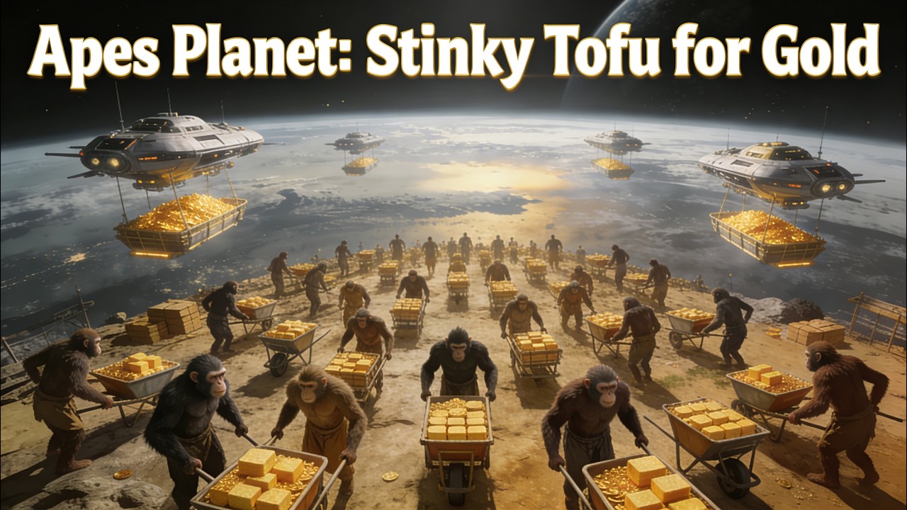 😆 Planet of the Apes: I Trade Stinky Tofu for Gold!