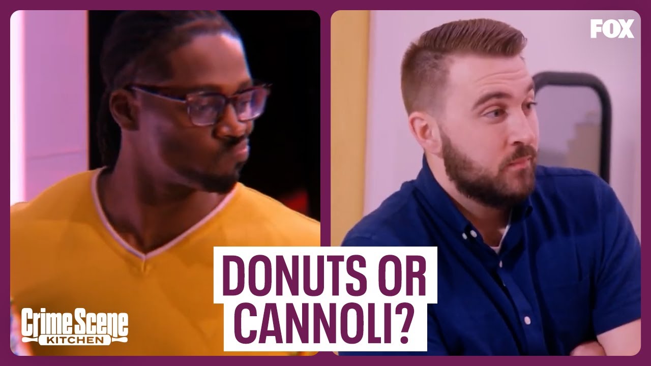 Clues Challenge: Donut or Cannoli? | CRIME SCENE KITCHEN