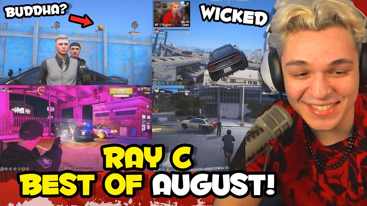 RAYC FUNNIEST & BEST MOMENTS OF AUGUST! | GTA RP & RUST
