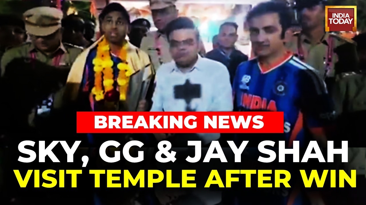 India Win T20 World Cup: Suryakumar Yadav, Gautam Gambhir Visit Hanuman Temple Ahmedabad