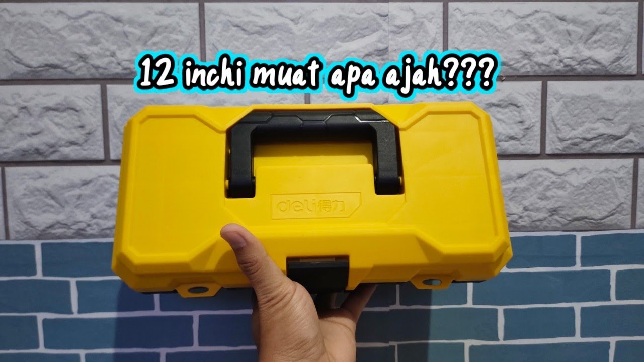 Tool box 12 inchi muat apa ajah??? | Review tool box deli 12 inchi #toolboxdeli