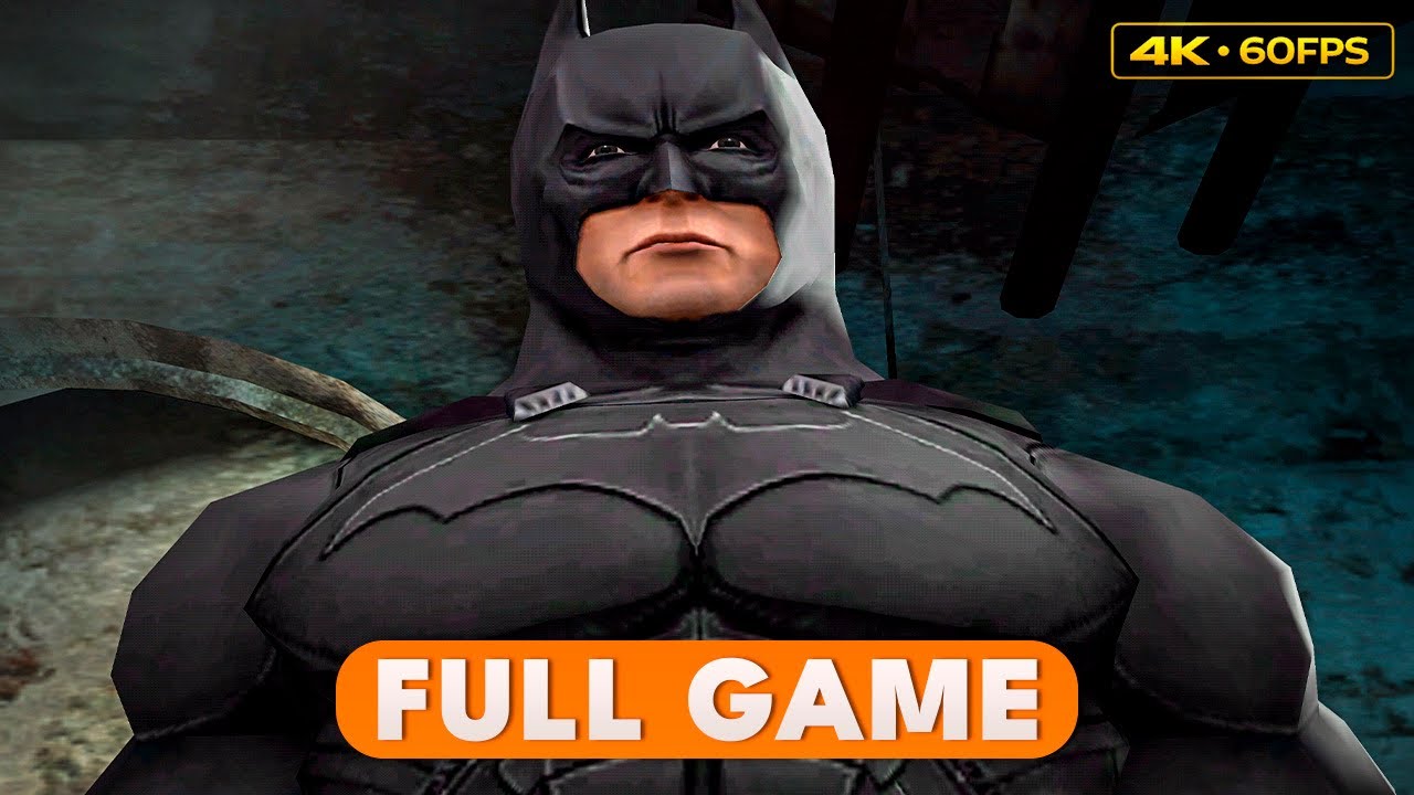 Batman Begins Full Game Gameplay Walkthrough [4K 60FPS ULTRA HD] PS2