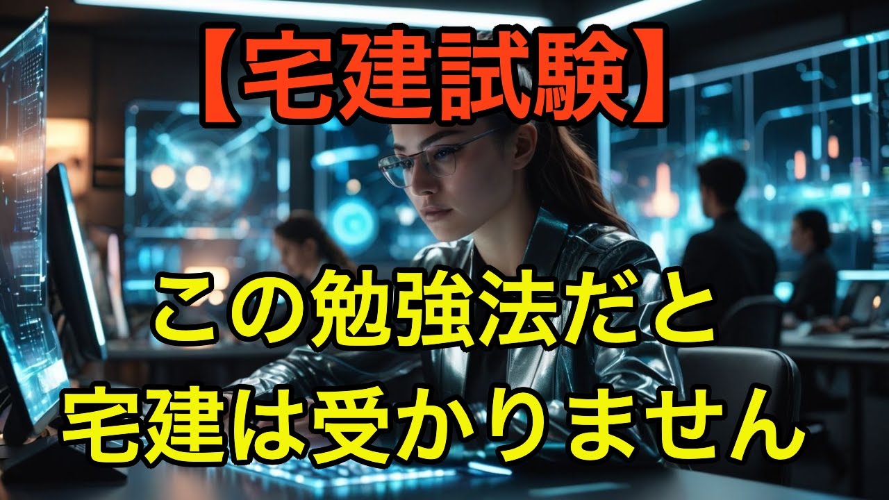 【絶対NG】宅建に落ちる人の勉強法ワースト5