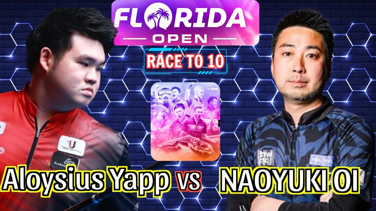 ALOYSIUS YAPP VS NAOYUKI OI - Who can slow him down? FLORIDA OPEN