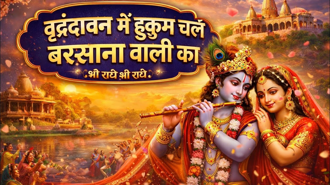  🌼वृंदावन में हुकुम चले बरसाना वाली को राधे रानी का हृदय छू लेने वाला भजन | सुनते ही मन शांत हो जाए