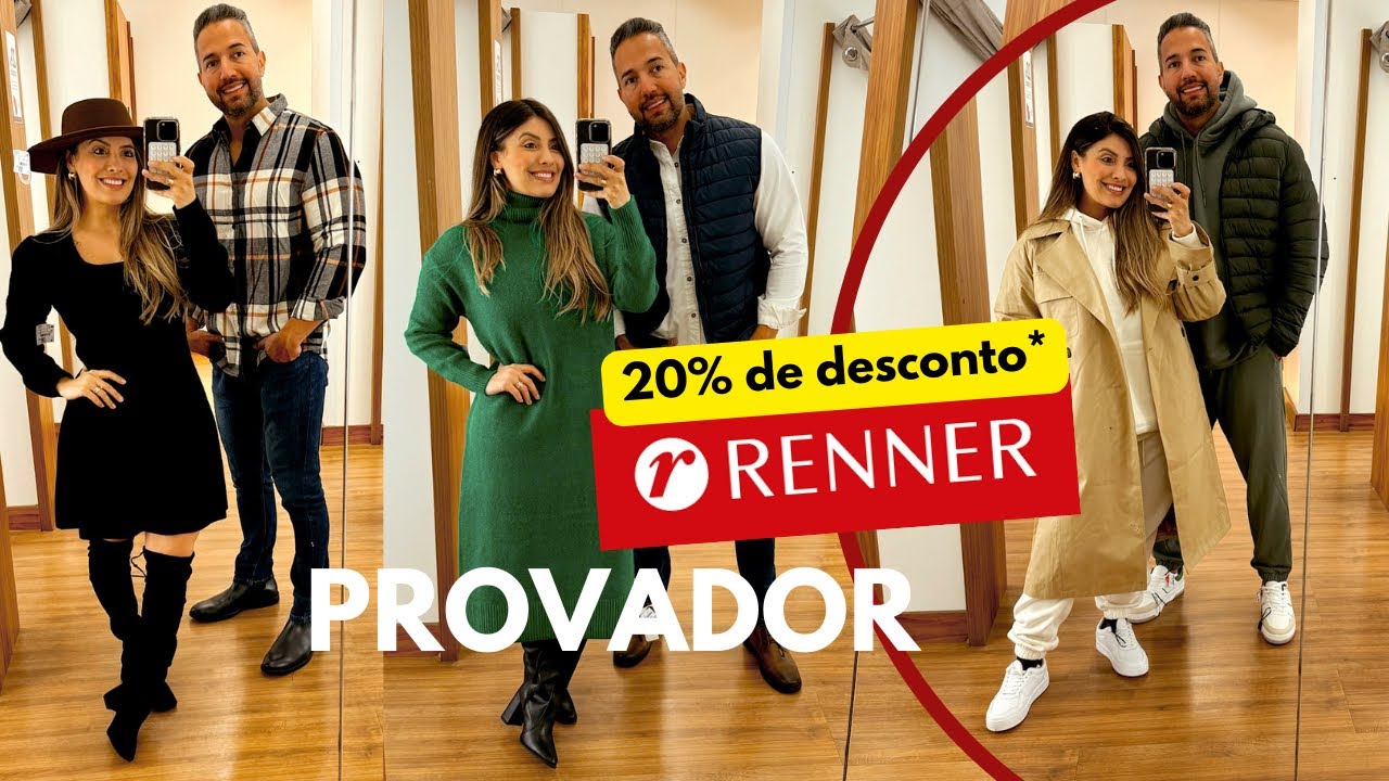 PROVADOR RENNER com cupom 20% de desconto DIA DOS NAMORADOS RENNER ❤️
