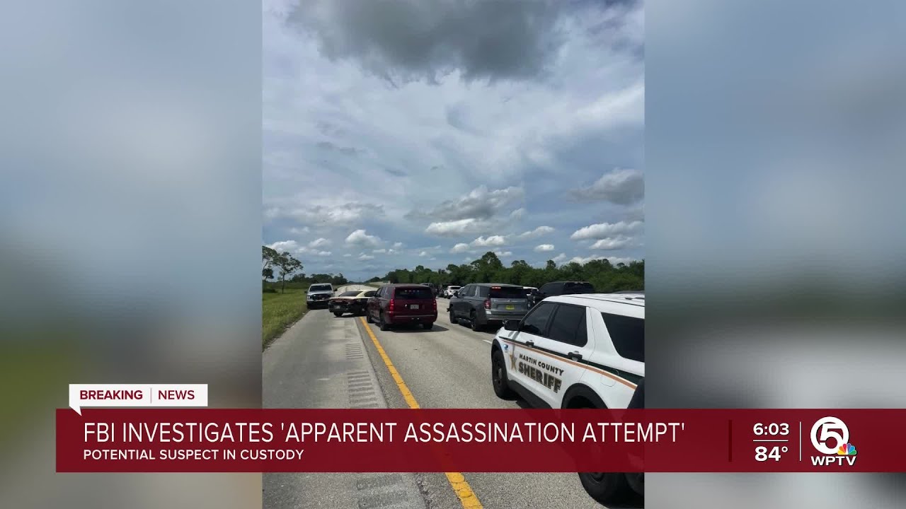 Suspect taken into custody in Martin County after 'apparent assassination attempt'