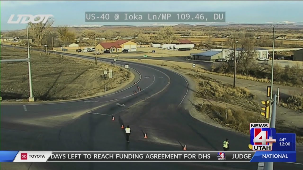 Fatal Accidents Near Roosevelt-ABC4 News at Noon