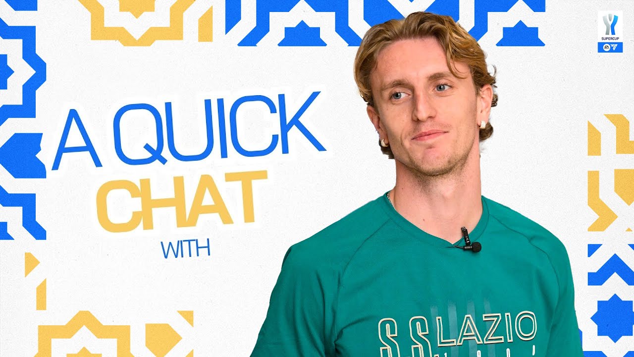 A QUICK chat with Nicolò Rovella | EA SPORTS FC Supercup 2024
