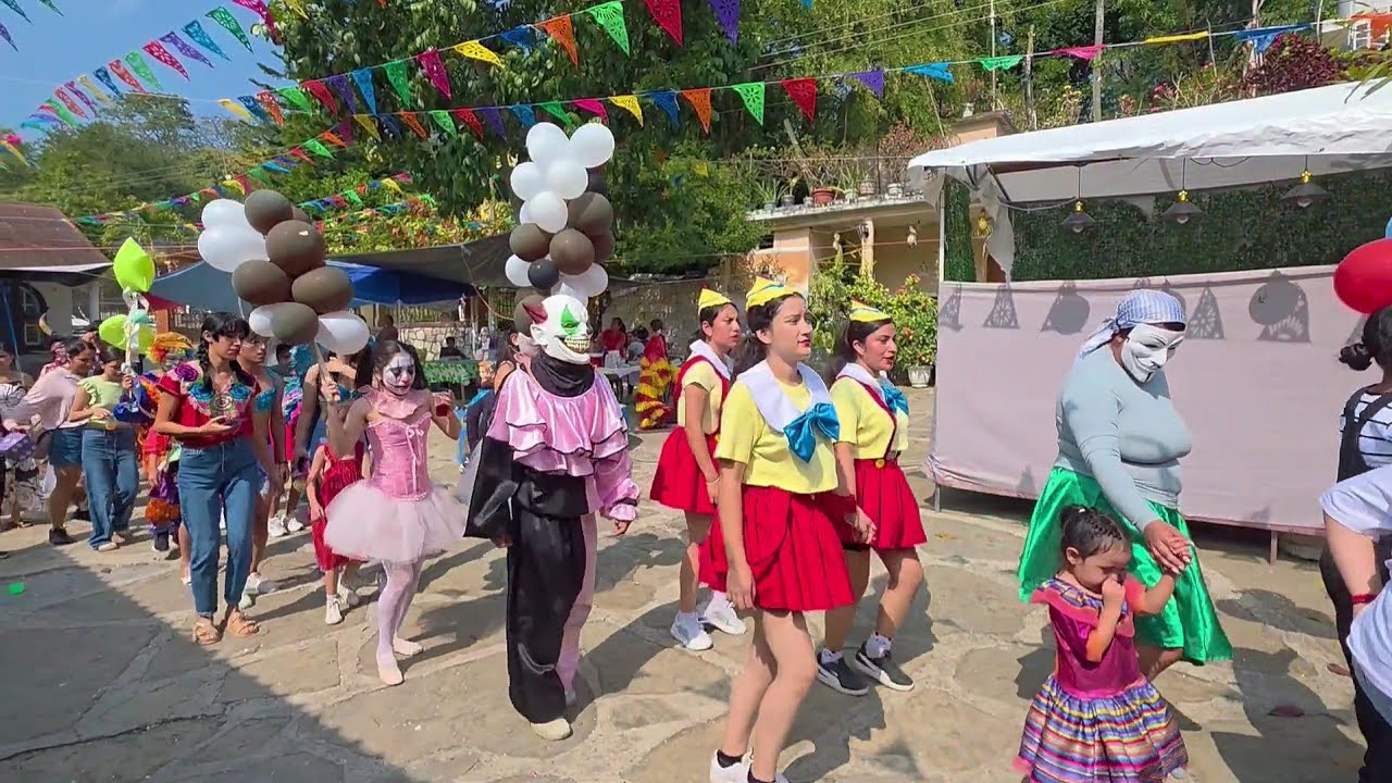 Matlachines BANDA PAPATLATLA en el Carnaval del El Arenal,  Yahualica, Hidalgo 