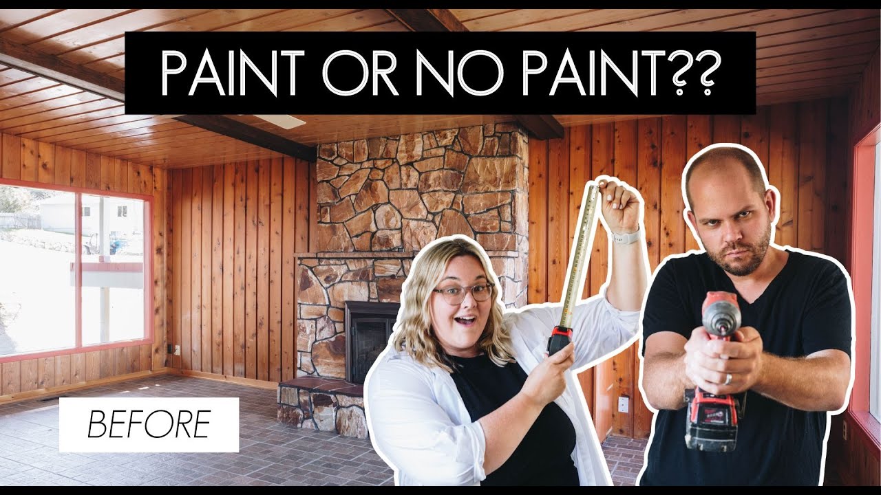 Living Room Makeover | How to Paint Wood Ceilings | Ep. 01
