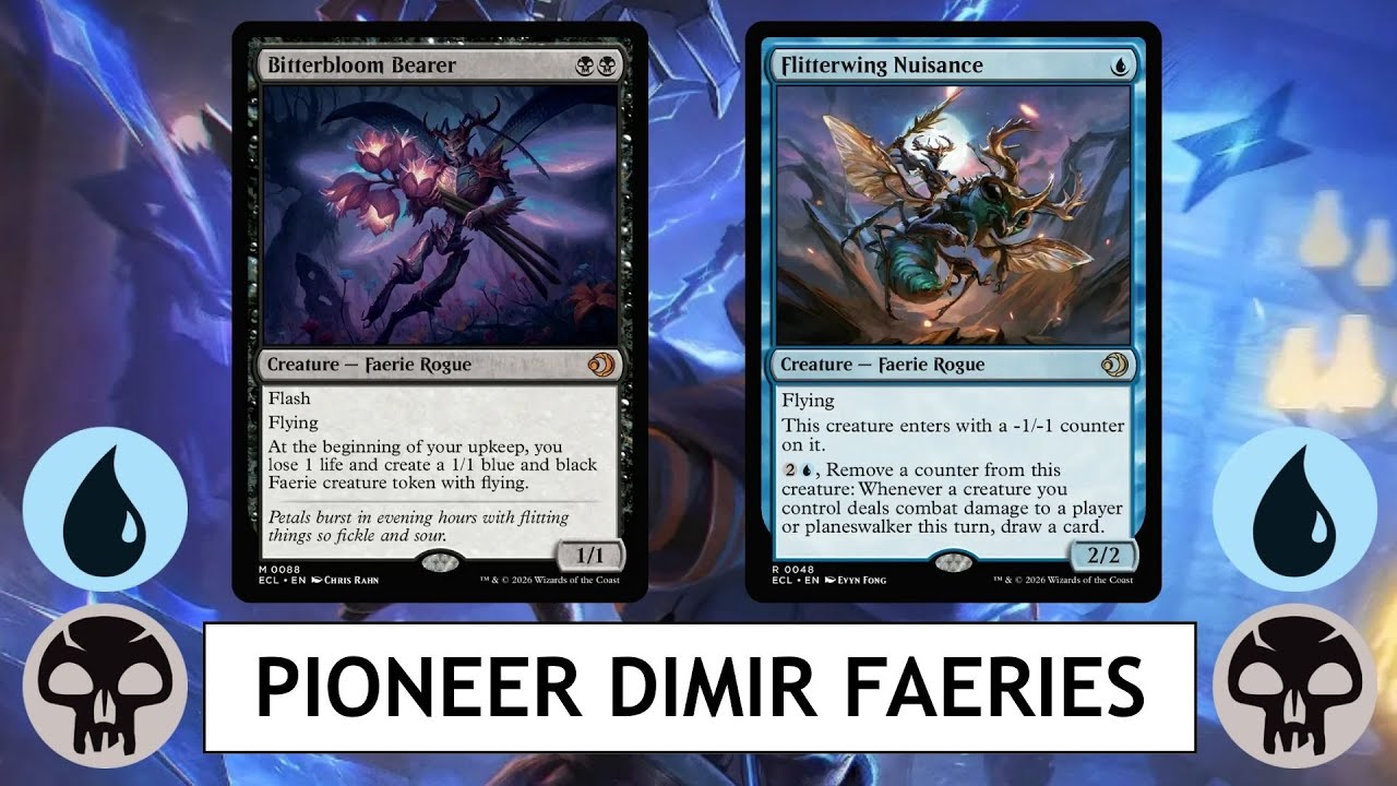 MTG Pioneer Dimir Faeries - Breaking Cards Without Ever Pronouncing Their Names Correctly