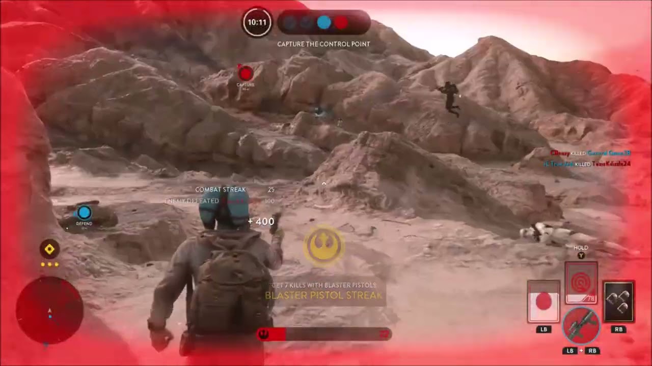 Cant Be Stopped 🔥 Pistol 🔫 Game 🎮 On Point. (Star Wars Battlefront Gameplay)