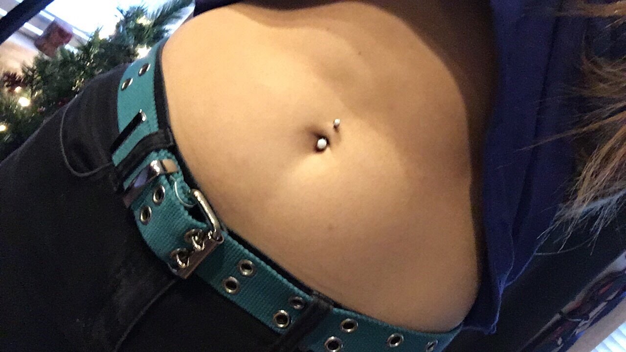 I got my belly button pierced!!