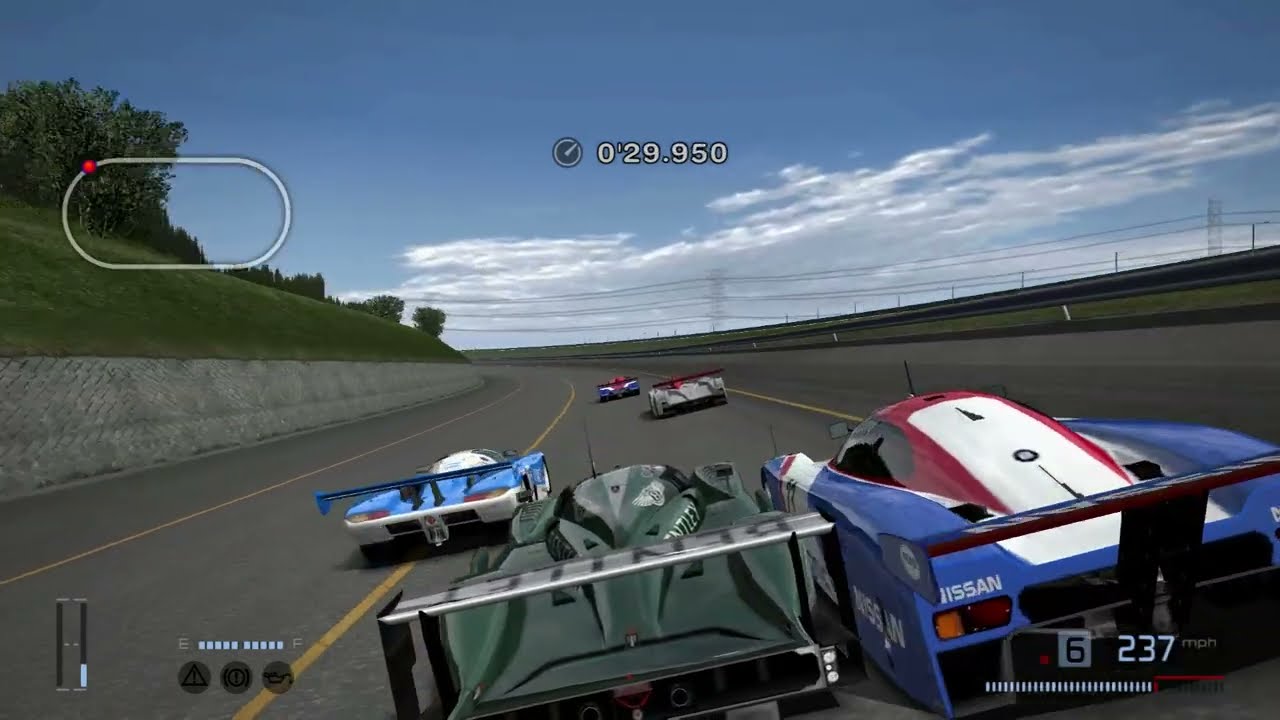 Gran Turismo 4 - Bentley Speed 8 Race Car '03 - Test Course 5 Lap