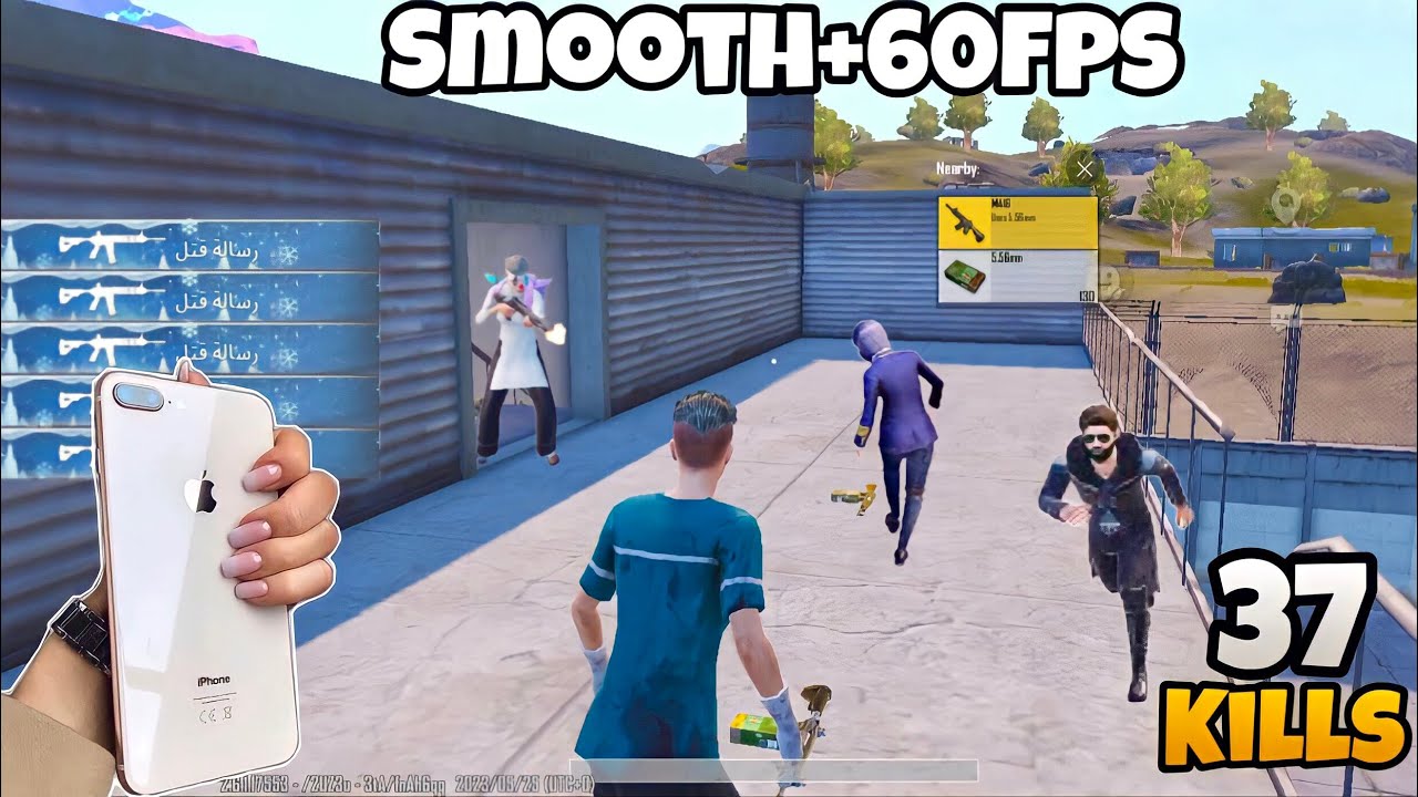 iPhone 8plus😍stable 60fps gameplay🔥/ iPhone 8plus pubg test 2023