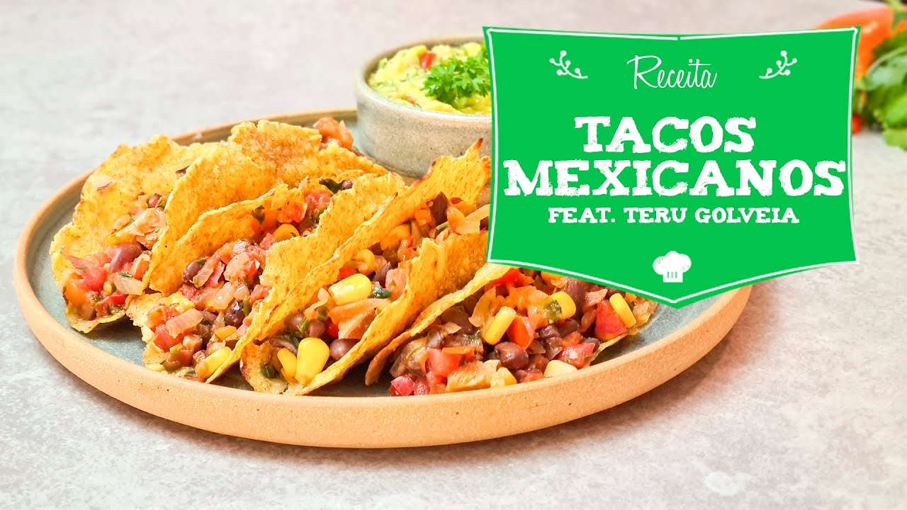 Receita de Tacos Veganos e Chilli de Feijão | com Teru Golveia do Vida e Saúde Novo Tempo