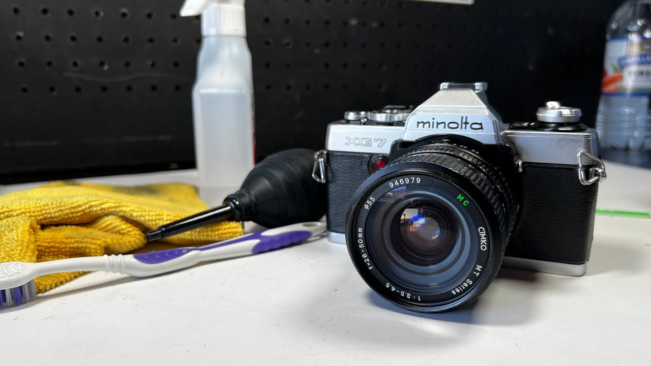 How to Maintain Your Minolta XG7 35mm Film Camera Tutorial 