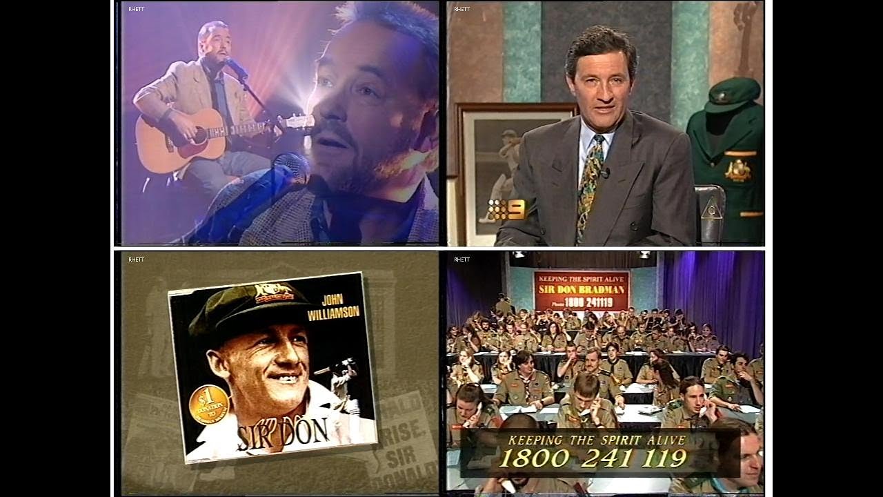 John Williamson first television performance of 