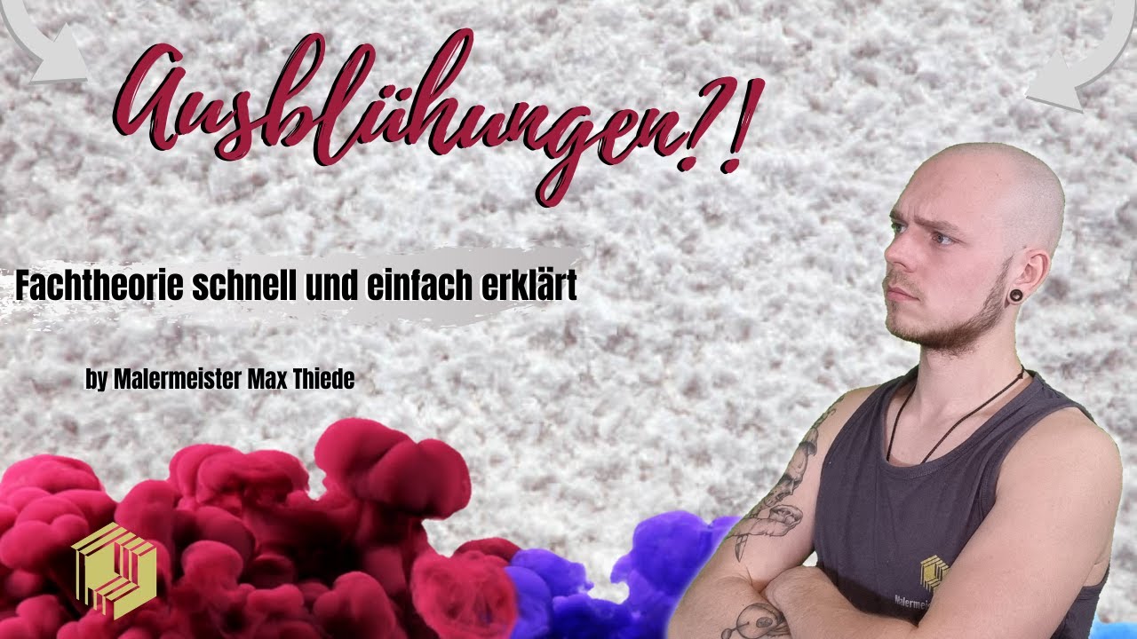 Ausblühungen: Erkennen/Ursache/Beseitigung | F.s.u.e.e. | by Malermeister Max Thiede