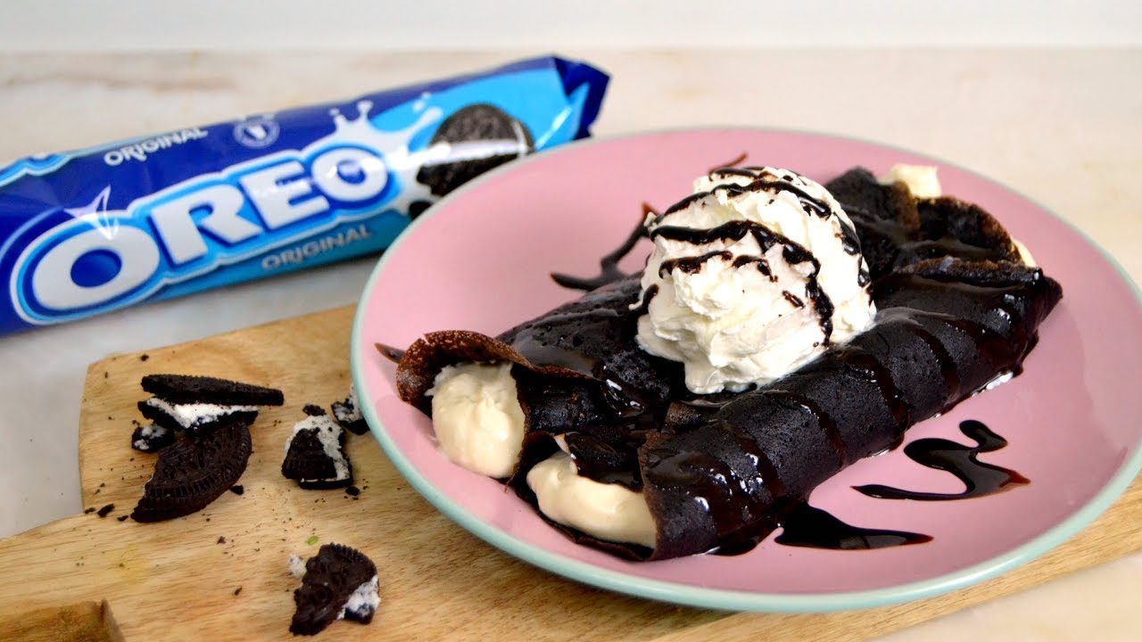 Crepes de Oreo ¡Faciles y deliciosos!