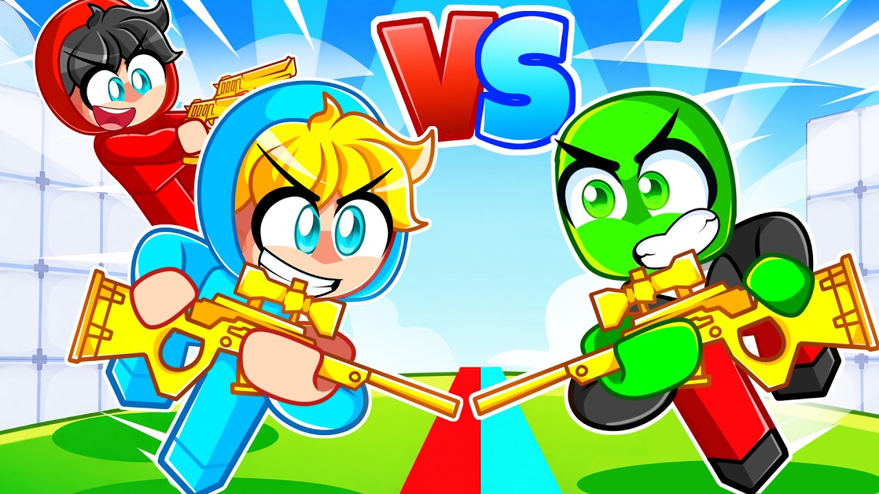 OLEK i LEON vs PALION w ROBLOX RIVALS!