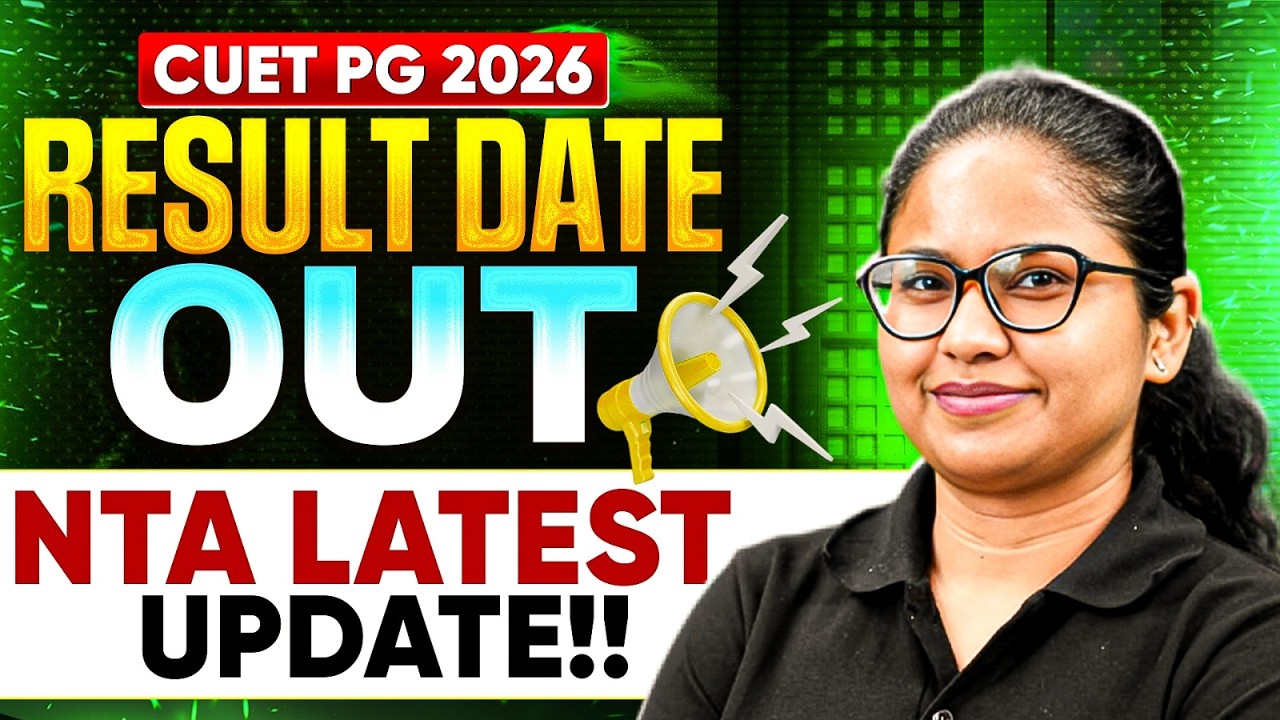 NTA Big Update: CUET PG 2026 Result Date OUT! | CUET PG Result Date Released 2026