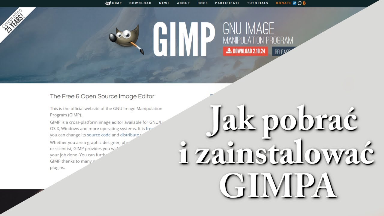 Jak pobrać i zainstalować GIMPA? Aplikacja GIMP - edycja grafiki rastrowej