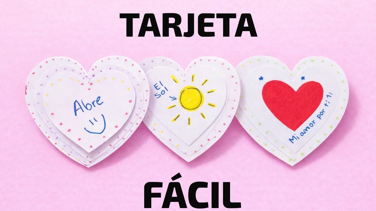 Tarjeta para San Valentín paso a paso 💘 | Manualidad fácil