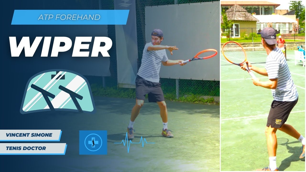 Техника удара справа ATP: стеклоочиститель с Бенджамином Джорджем на корте с теннисным врачом